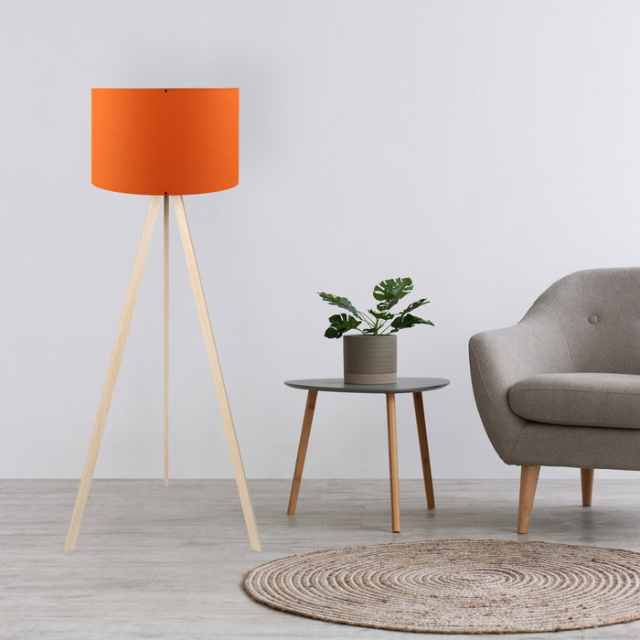 Opviq Lámpara de Pie AYD-1517 Naranja y Roble Opviq Lámpara de Pie AYD-1517 Naranja y Roble